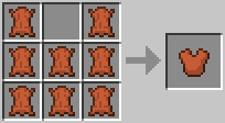 Cách chế tạo ra áo trong minecraft