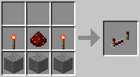 Cách chế tạo ra bộ lặp đá đỏ trong minecraft