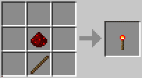 Cách chế tạo ra đuốc đá đỏ trong minecraft