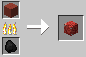 Công thức nung nấu gốm sành nhuộm đỏ trong minecraft