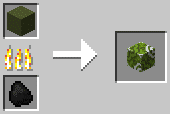 Công thức nung nấu gốm sành nhuộm xanh lá cây trong minecraft