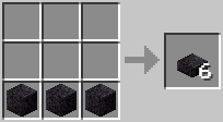 Cách chế tạo phiến đá đen trong minecraft