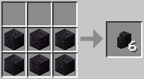 Cách chế tạo tường đá đen trong minecraft