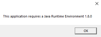 This application requires a Java Runtime Environment
