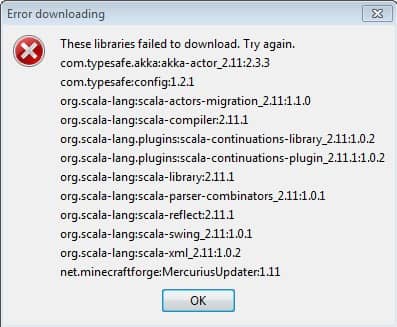 Fix lỗi these libraries failed to download. Try again