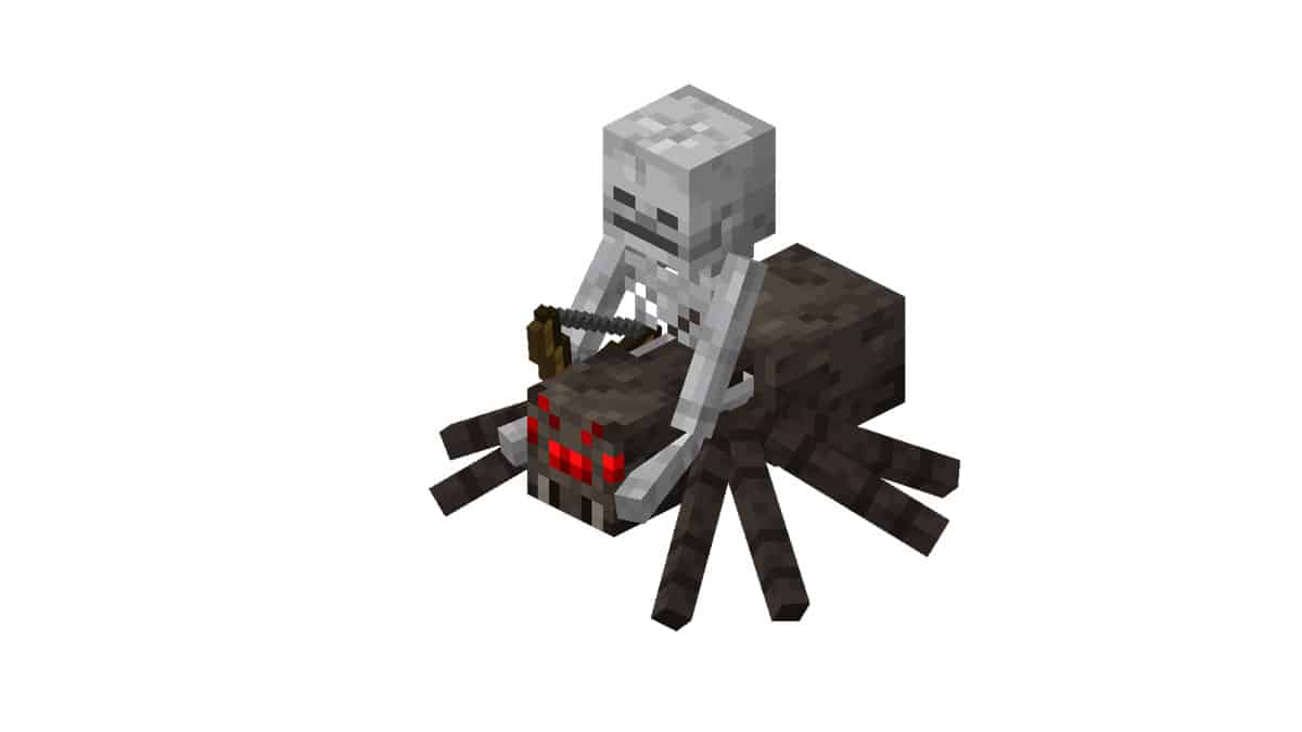 Spider Jockey trong minecraft
