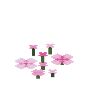 canh hoa mau hong trong minecraft 1.20