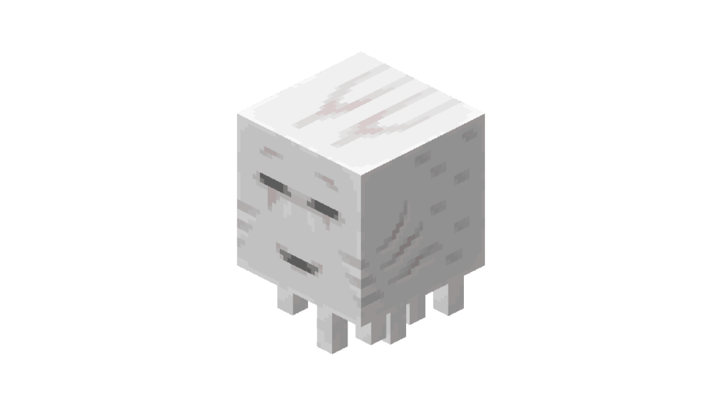 ghast vui ve trong minecraft