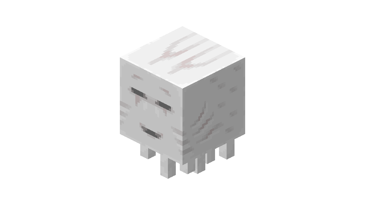ghast vui ve trong minecraft